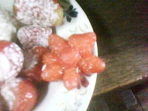 Strawberry shaped like a star or indeed a starfish